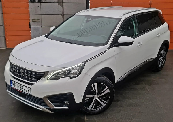 Peugeot 5008 cena 69999 przebieg: 175000, rok produkcji 2018 z Ślesin małe 326